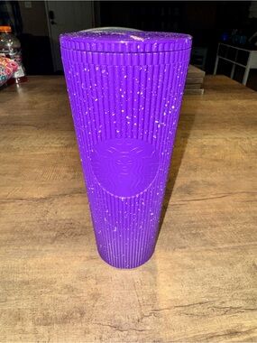 Starbucks Purple Speckled Reusable Tumbler Cup 24oz Cold Cup